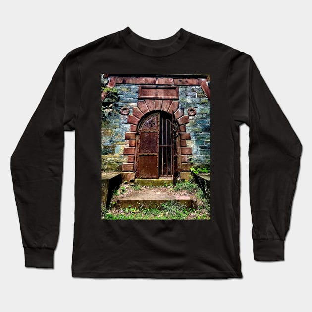 Crypt doors in Albany Rural Cemetery Long Sleeve T-Shirt by Dillyzip1202